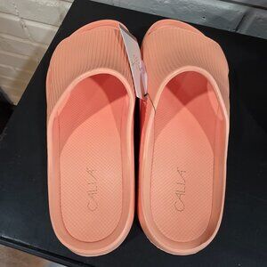 Calia Peach Slides Sz 10 NWT